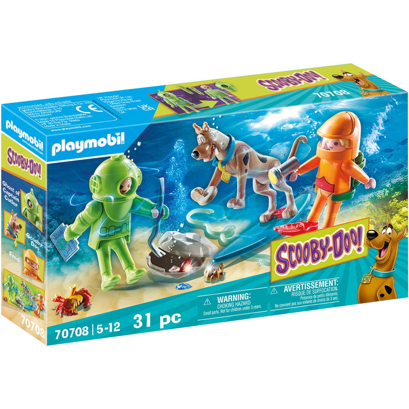 Load image into Gallery viewer, Playmobil scooby-doo! - avontuur met ghost of captain cutler constructiespeelgoed (70708)