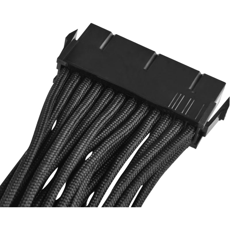 ギャラリービューアに画像をロードする, Silverstone 24-pin atx verlengkabel (zwart, 30 centimeter, pp07-mbb)