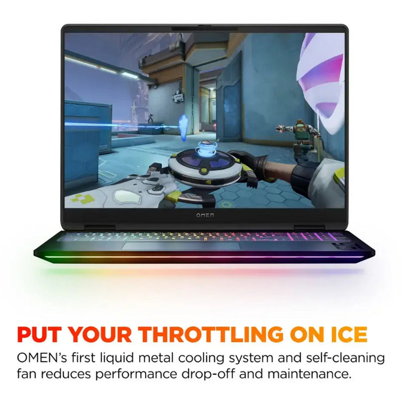 Load image into Gallery viewer, Hp omen max 16-ah0370nd 16 gaming laptop (zwart | core ultra 7 255hx | rtx 5070 ti | 32 gb | 2 tb ssd)