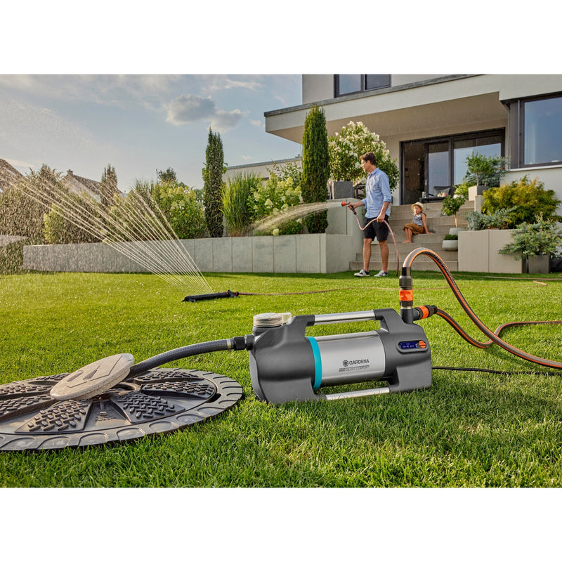 Load image into Gallery viewer, Gardena besproeiingspomp 6500 silentcomfort (donkergrijs roestvrij staal, 1300 watt | bluetooth)