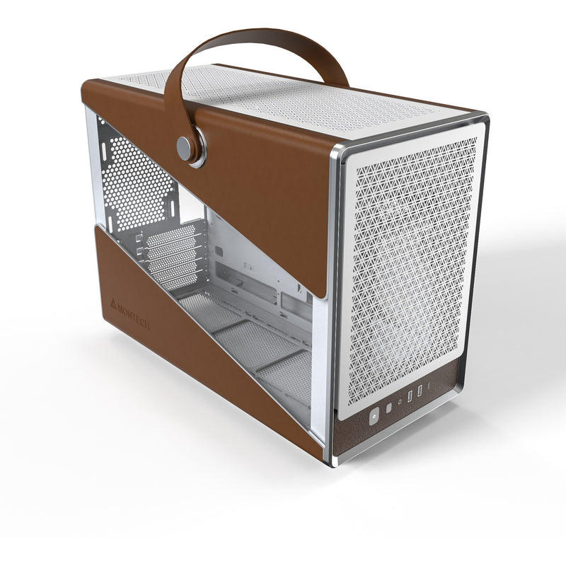 Load image into Gallery viewer, Montech heritage midi tower behuizing (wit beige | 2x usb-a | 1x usb-c)