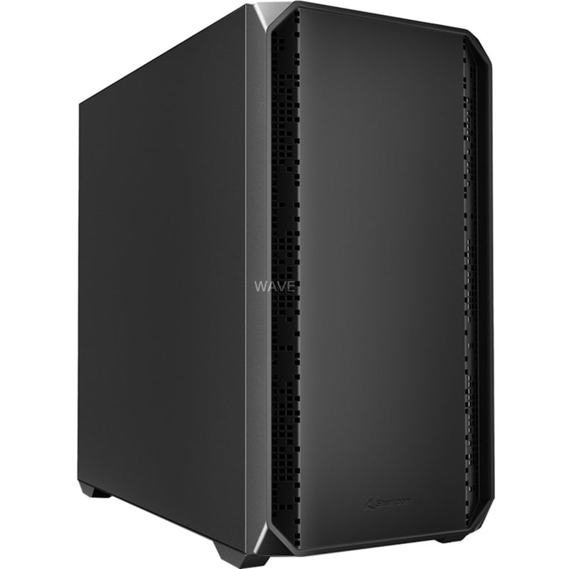 Load image into Gallery viewer, Sharkoon mk2 mini tower behuizing (zwart | 2x usb-a | 1x usb-c)