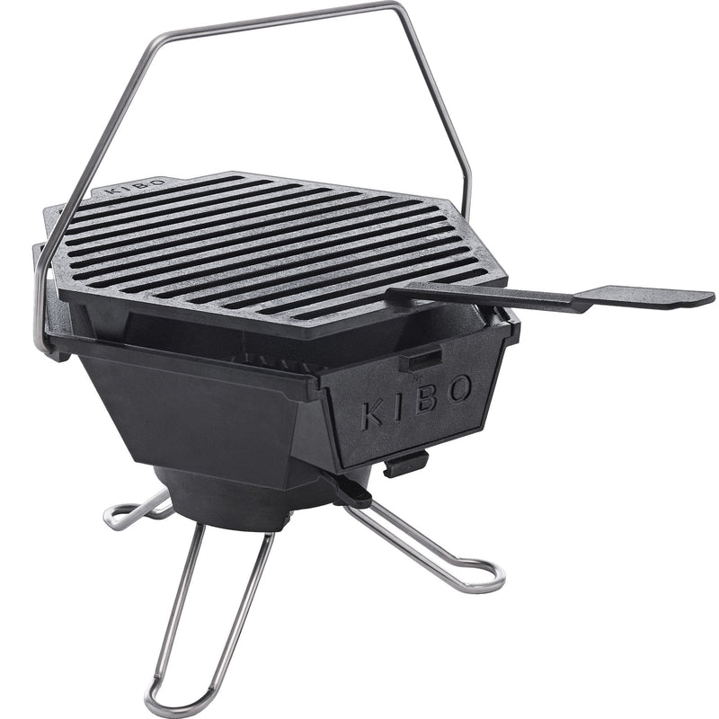 Cargue la imagen en el visor de la galería, The windmill kibo grill model 3.0 houtskoolbarbecue (zwart)
