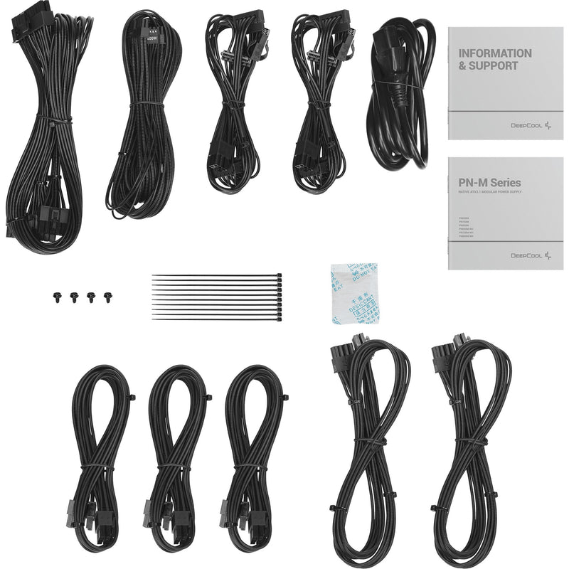 Load image into Gallery viewer, Deepcool pn850m modulaire 850 watt voeding (zwart, 3x pcie)