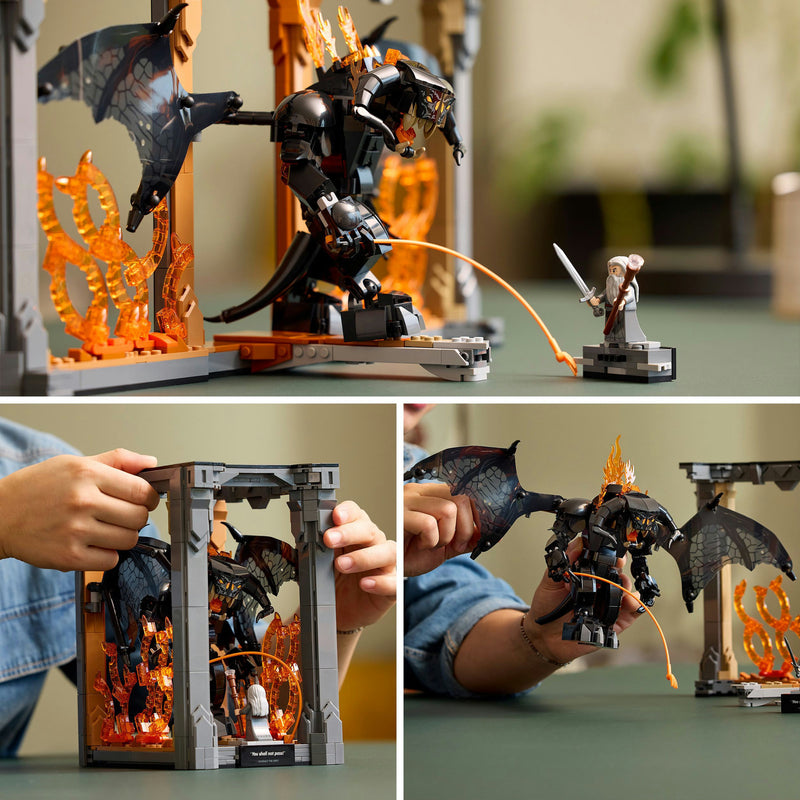 Load image into Gallery viewer, Lego icons boekensteun: the lord of the rings – balrog constructiespeelgoed (10367)