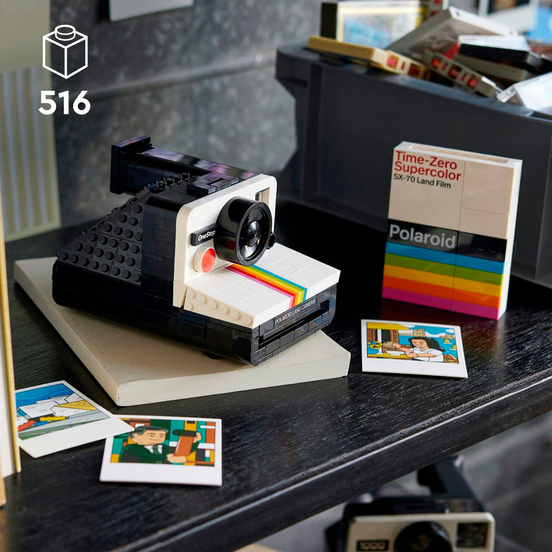 Laden Sie das Bild in Galerie -Viewer, Lego ideas polaroid onestep sx-70 camera constructiespeelgoed (21345)