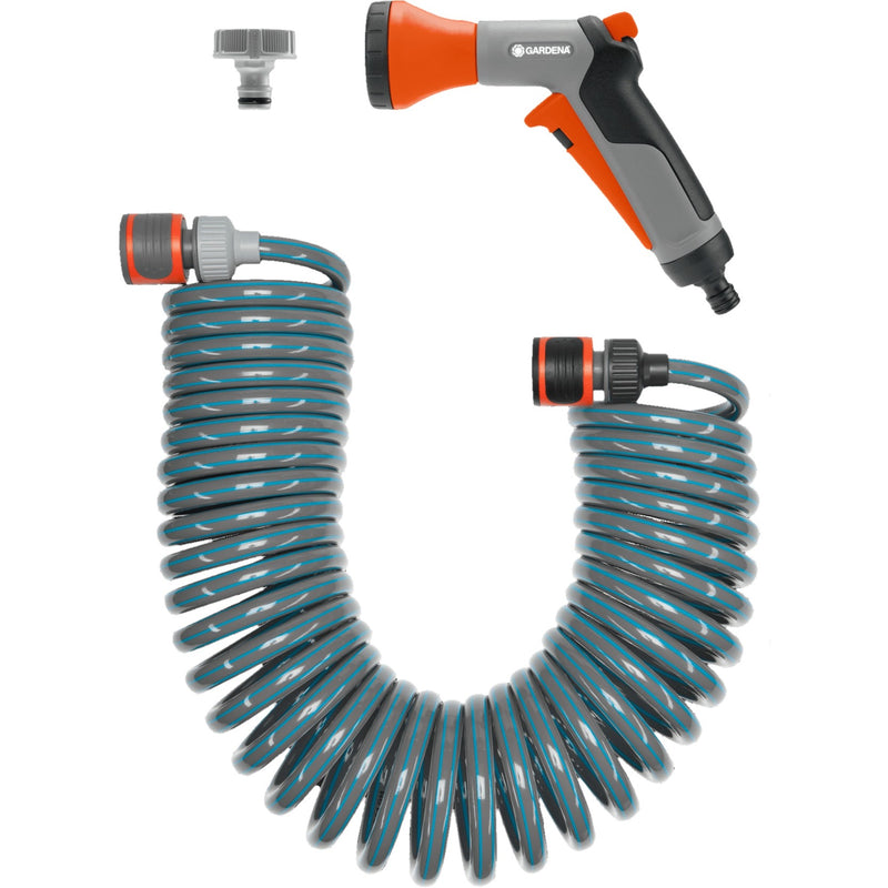 Load image into Gallery viewer, Gardena spiraalslang set (grijs oranje, 4647-20, 10 m)