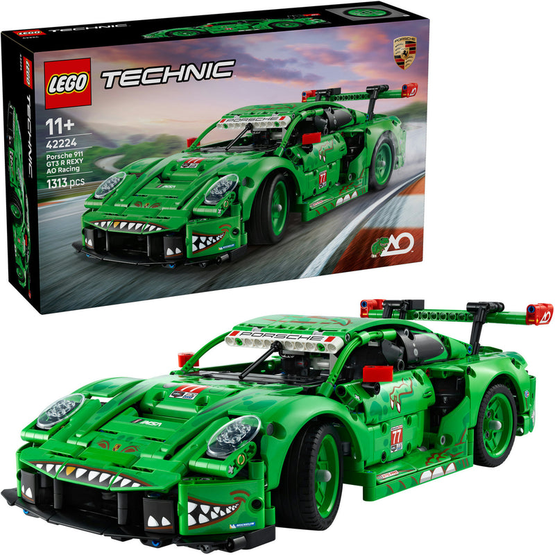Load image into Gallery viewer, Lego technic 42224 porsche 911 gt3 r rexy ao racing auto