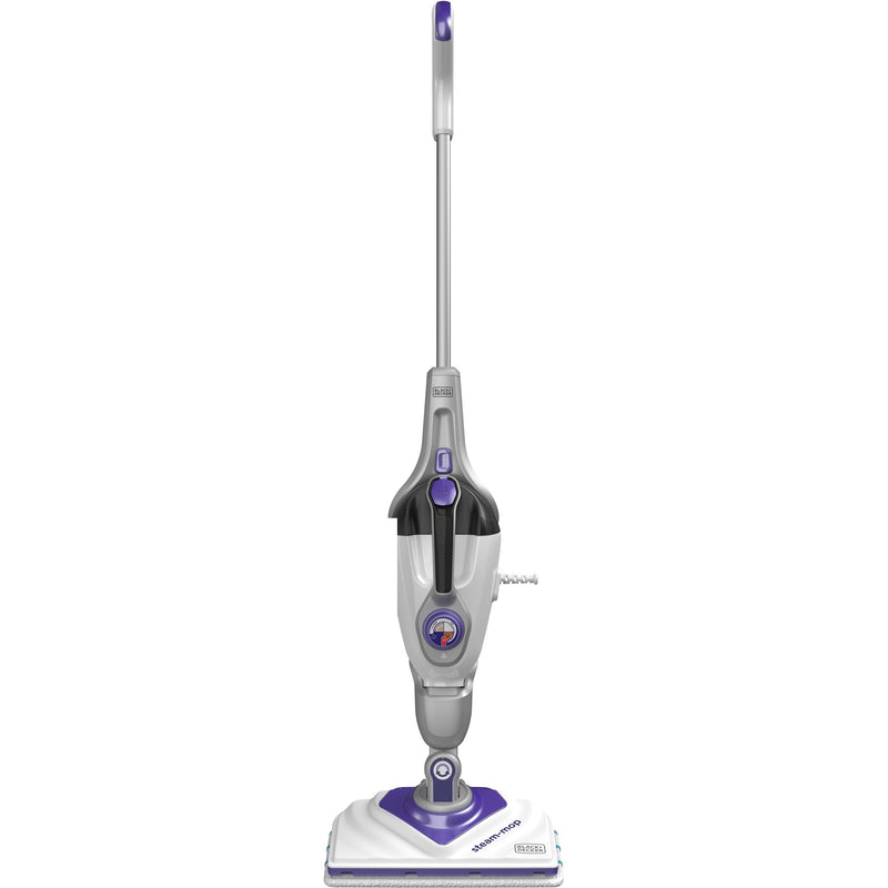 Cargue la imagen en el visor de la galería, Black+decker bhsm1615dsm 1600w steam-mop met steamitt, deltavoet en 17 accessoires stoomreiniger (wit donkerpaars)