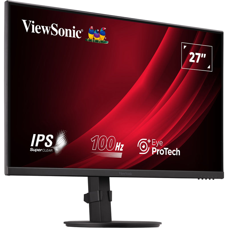 Chargez l'image dans la visionneuse de la galerie, Viewsonic vg2708a-mhd 27 monitor (zwart, 1x hdmi, 1x displayport, vga, sound, 100 hz)