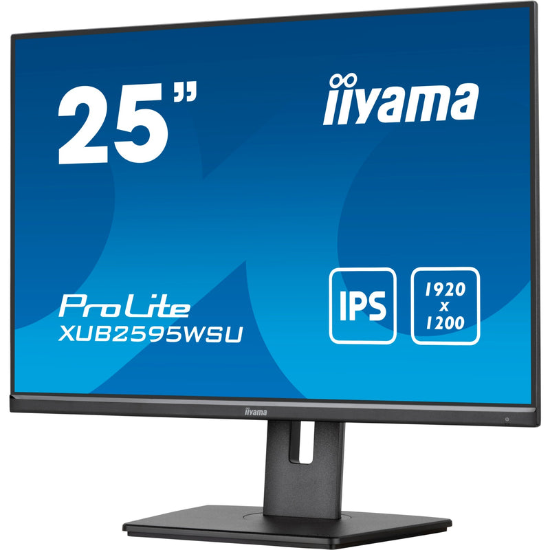 Load image into Gallery viewer, Iiyama prolite xub2595wsu-b5 25 monitor (zwart, hdmi, displayport, vga, 2x usb-a, usb-b)