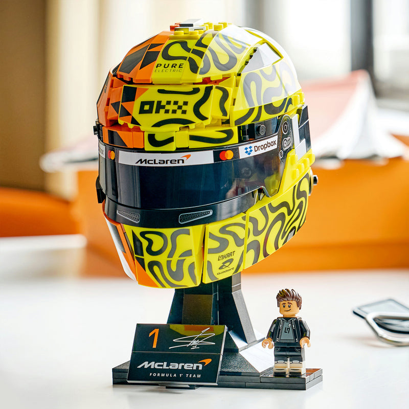Cargue la imagen en el visor de la galería, Lego editions mclaren mastercard f1 team helm van lando norris bouwpakket voor kinderen 43023