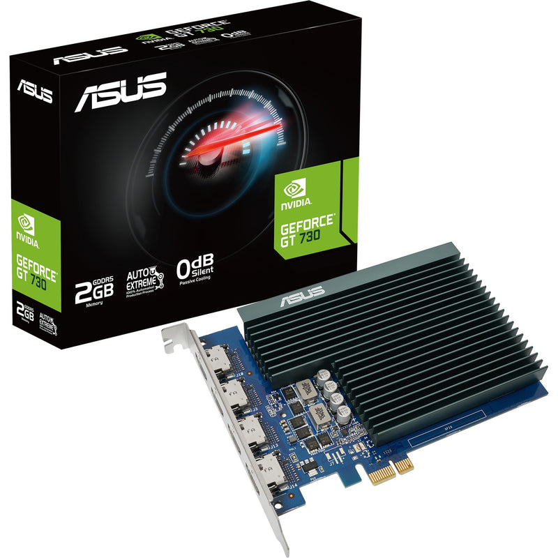Load image into Gallery viewer, Asus geforce gt730-4h-sl-2gd5 grafische kaart (4x hdmi)