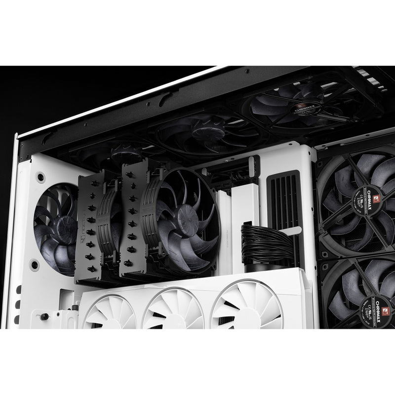 Afbeelding laden in galerijviewer, Noctua nf-a14x25r g2 pwm sx2-pp chromax.black case fans (zwart, 2 stuks, 140 x 140 x 25 mm)