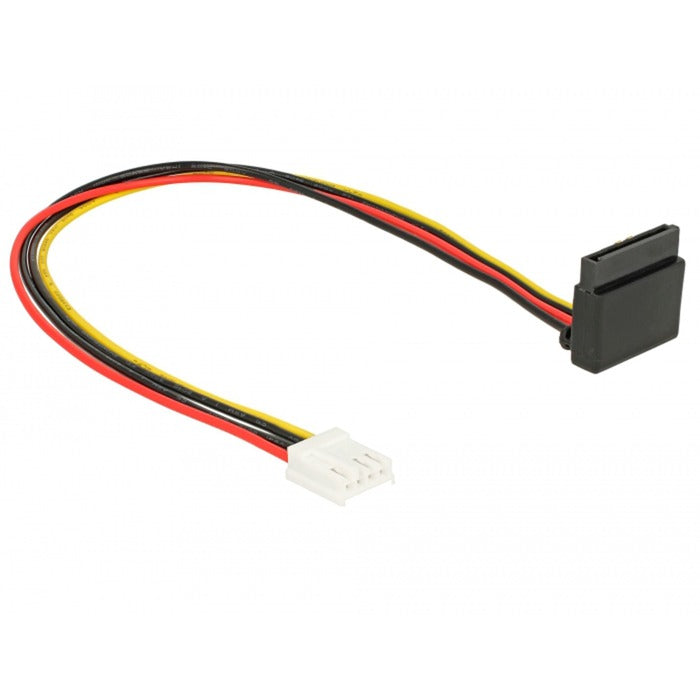 Load image into Gallery viewer, Delock floppy 4 pin female > sata 15 pin female kabel (0,3 meter)