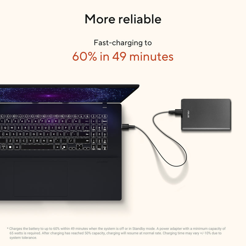 Afbeelding laden in galerijviewer, Asus vivobook 18 m1807ga-s8004w 18 laptop (blauw | ryzen 7 445 | radeon 840m | 32 gb | 1 tb ssd)