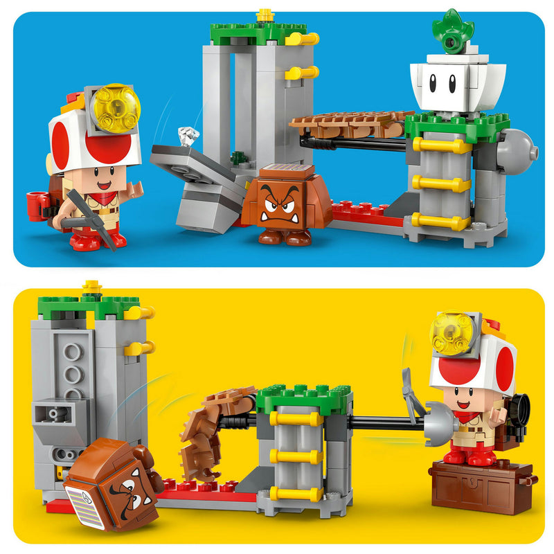 Afbeelding laden in galerijviewer, Lego super mario 72040 toad-baas kampeerplaats