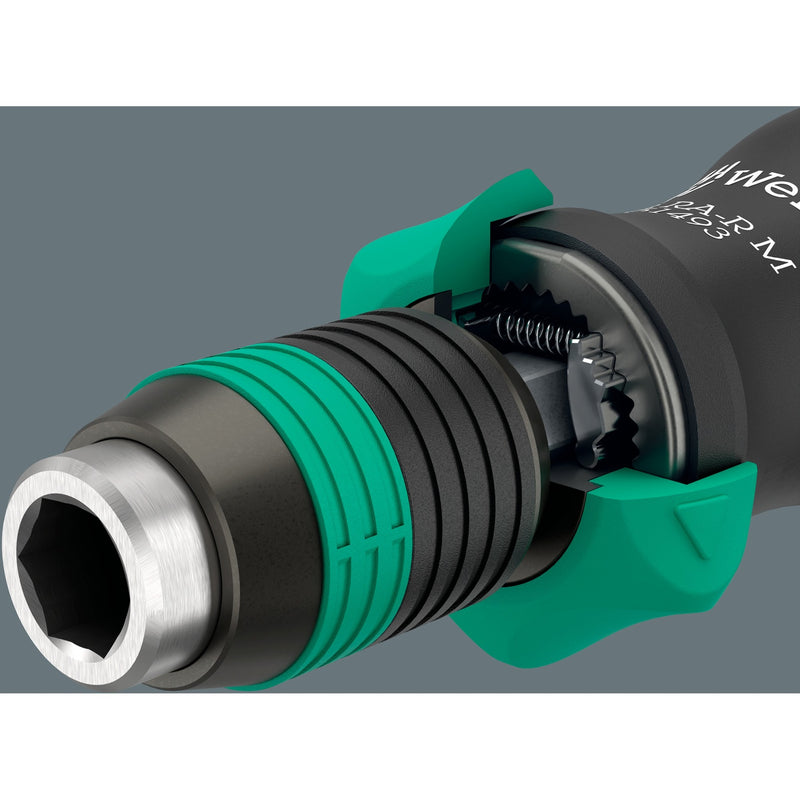 Load image into Gallery viewer, Wera kraftform kompakt 838 ra-r m set 1 bitset (zwart groen, 15‑delig)