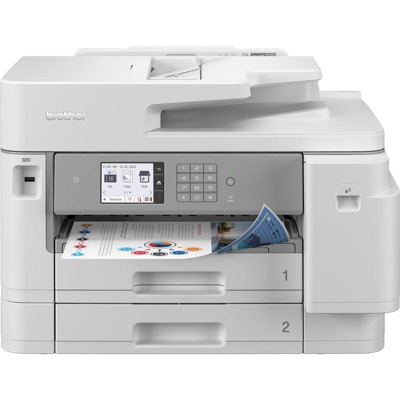 Chargez l'image dans la visionneuse de la galerie, Brother mfc-j5955dw all-in-one inkjetprinter met faxfunctie (grijs, scannen, kopiëren, faxen, lan, wi-fi)
