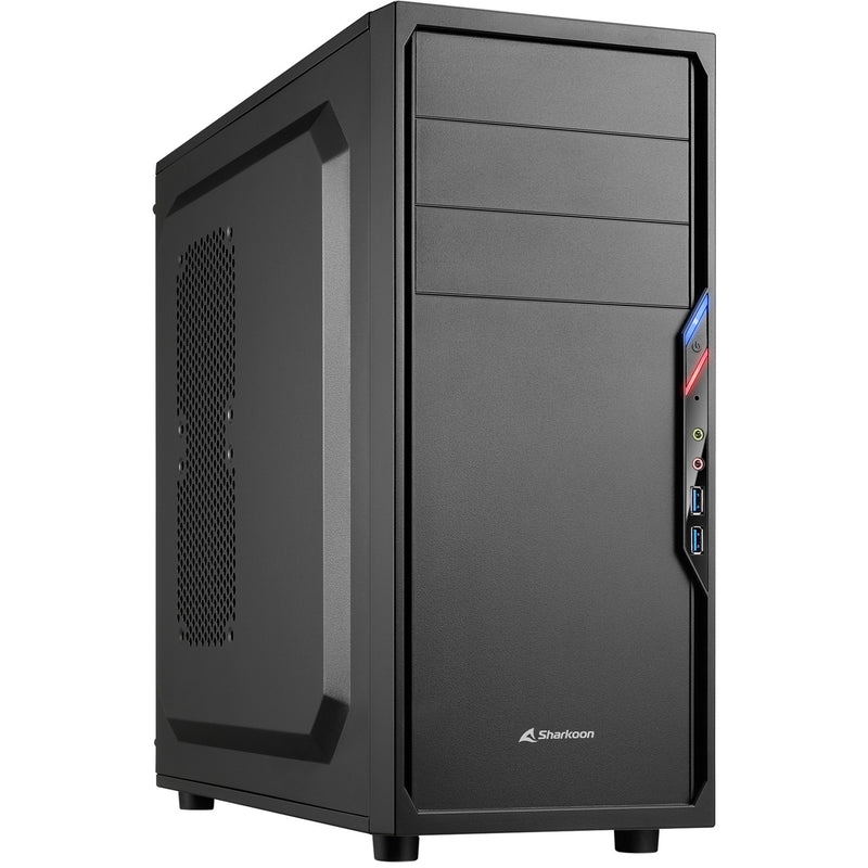 Load image into Gallery viewer, Sharkoon vs4-v midi tower behuizing (zwart | 2x usb-a)