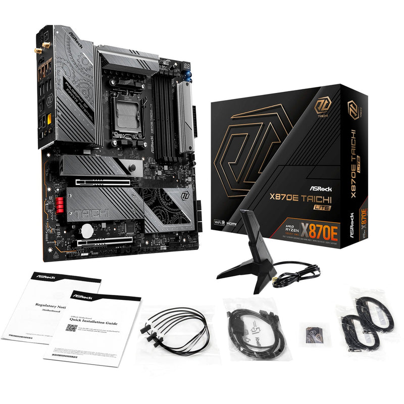 Afbeelding laden in galerijviewer, Asrock x870e taichi lite socket am5 moederbord (raid, 5 gb-lan, wi-fi 7, bt, e-atx)