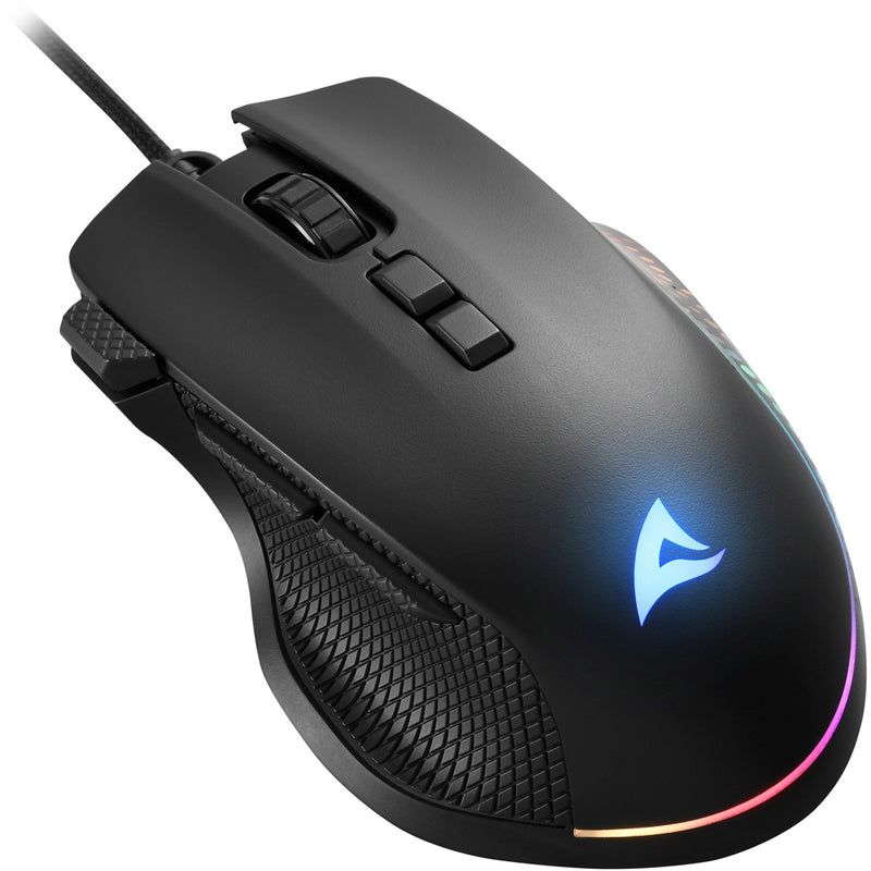Load image into Gallery viewer, Sharkoon shark force iii gaming muis (zwart, 400 - 12.800 dpi, rgb leds)