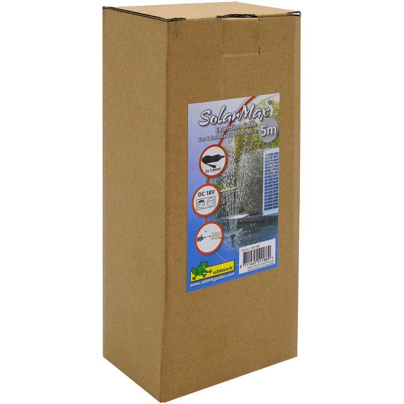 Load image into Gallery viewer, Ubbink verlengkabel (zwart, 5 meter)