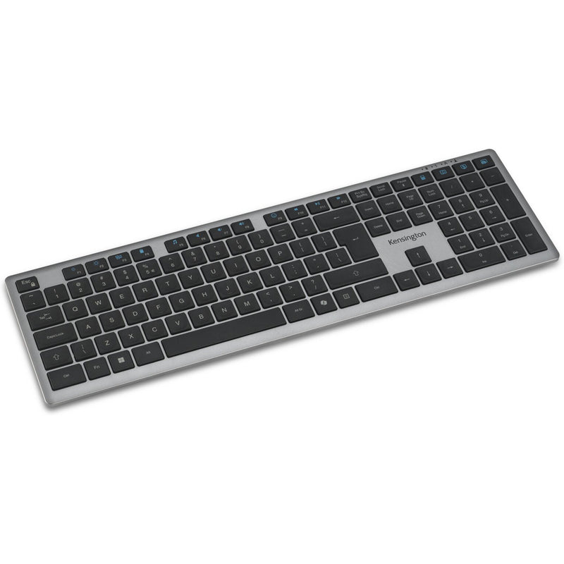 Chargez l'image dans la visionneuse de la galerie, Kensington kb535 eq rechargeable multi-device keyboard (us-international lay-out (qwerty), scissor switches, 100%, usb, 2,4 ghz, bluetooth 5.4)