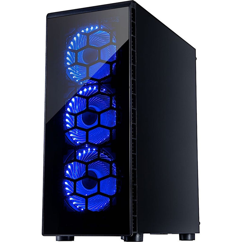 Load image into Gallery viewer, Inter-tech cxc2 midi tower behuizing (zwart | 3x usb-a | window)