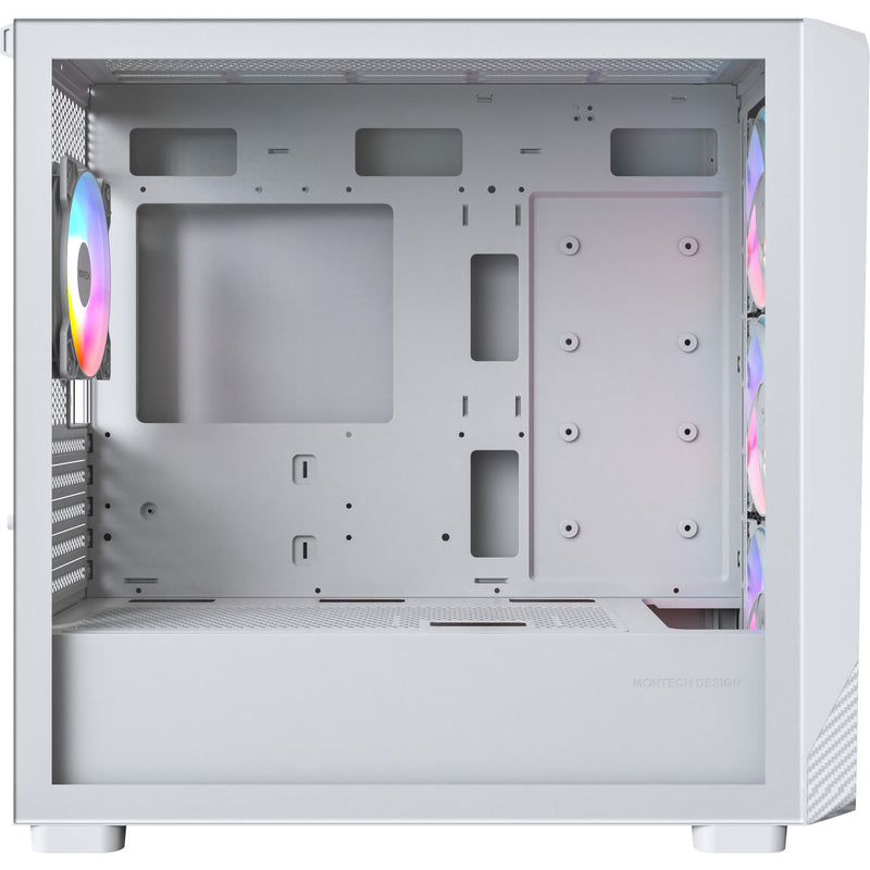 Load image into Gallery viewer, Montech x5m midi tower behuizing (wit | 2x usb-a | 1x usb-c | rgb | tempered glass)