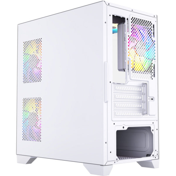 Afbeelding laden in galerijviewer, Xyz pc gear titanium view lite midi tower behuizing (wit | 2x usb-a | tempered glass)