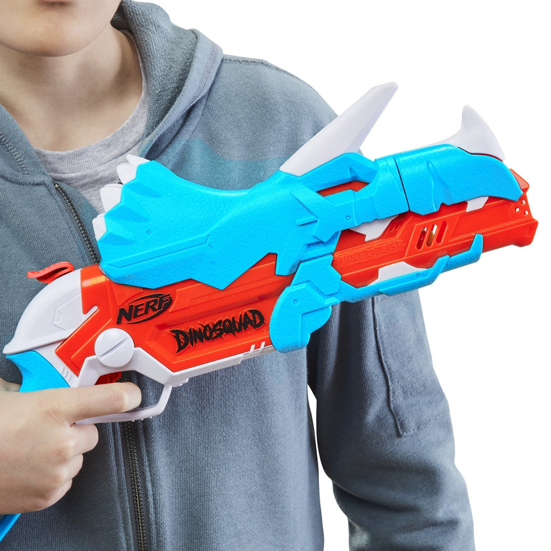 Load image into Gallery viewer, Hasbro nerf dinosquad tricera-blast nerf-gun