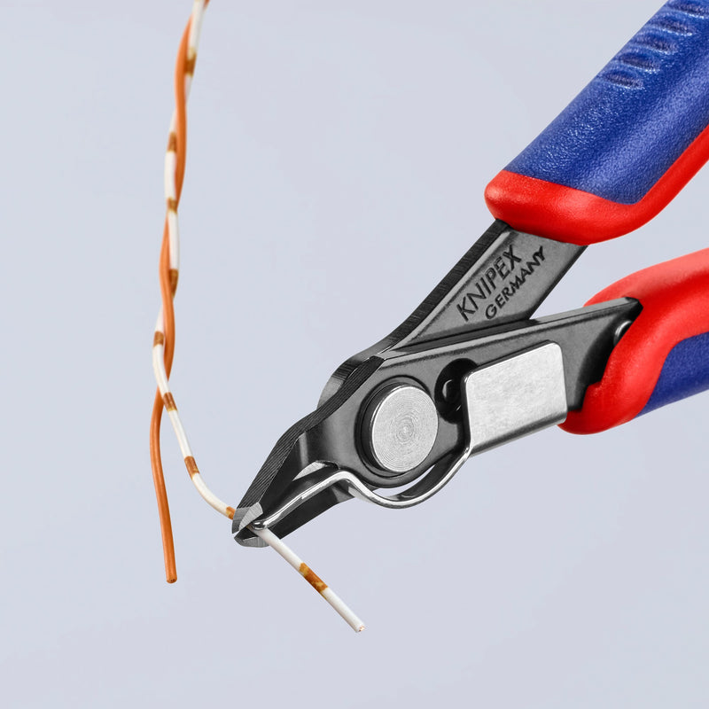 Load image into Gallery viewer, Knipex electronic super knips 78 41 125 elektronica-tang (rood blauw)