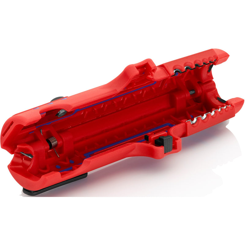 Load image into Gallery viewer, Knipex universele kabelstripper 1685125sb kabelstrip- ontmantelingsgereedschap (rood blauw)