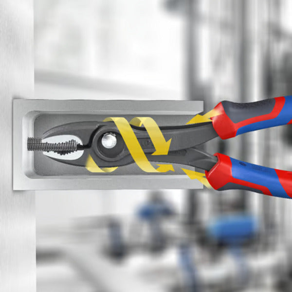 Load image into Gallery viewer, Knipex twingrip voorgrijptang 82 02 200 (rood blauw)