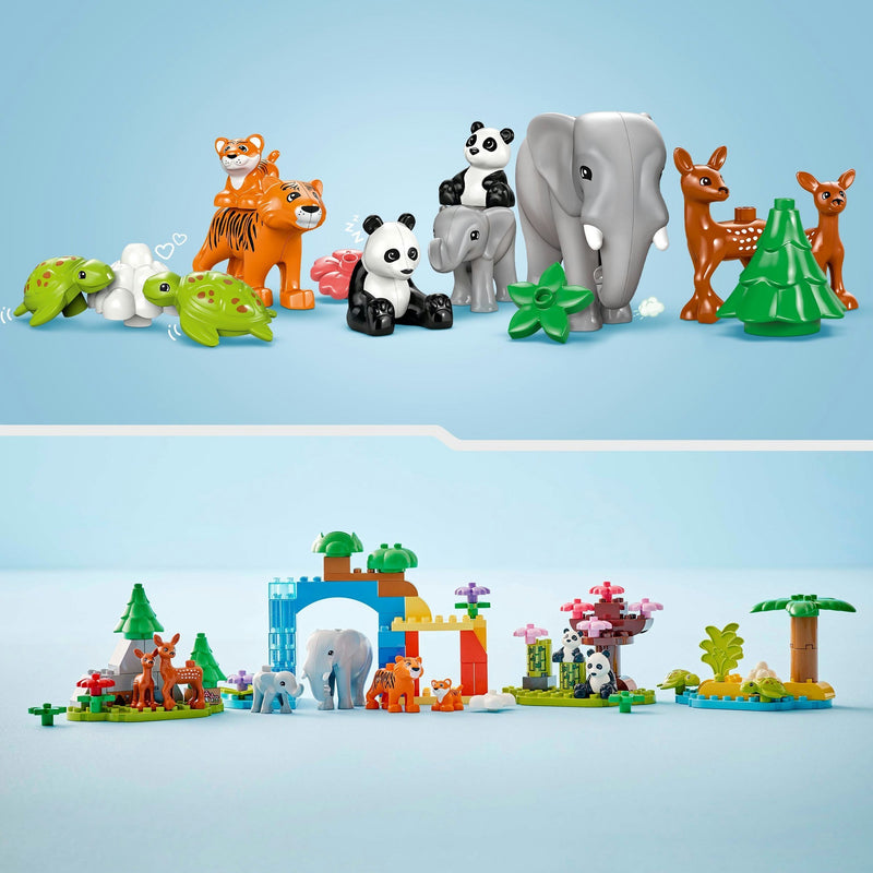 Load image into Gallery viewer, Lego duplo town 10446 3-in-1 families van wilde dieren