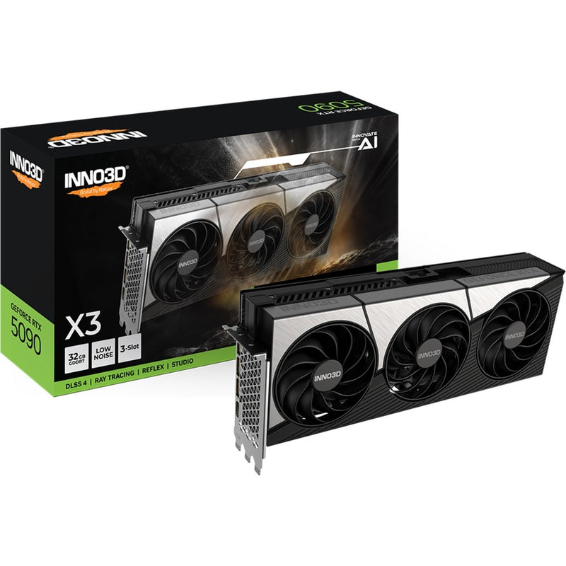 Afbeelding laden in galerijviewer, Inno3d geforce rtx 5090 x3 grafische kaart (dlss 4, 3x displayport, 1x hdmi 2.1)