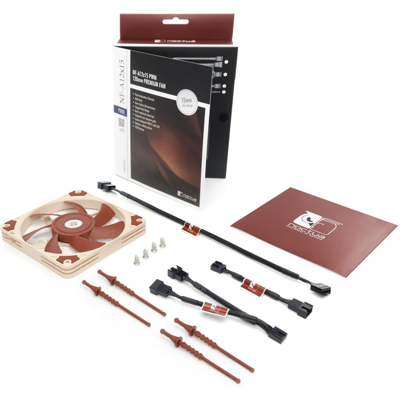 Afbeelding laden in galerijviewer, Noctua nf-a12x15 pwm case fan (120 x 120 x 15 mm)