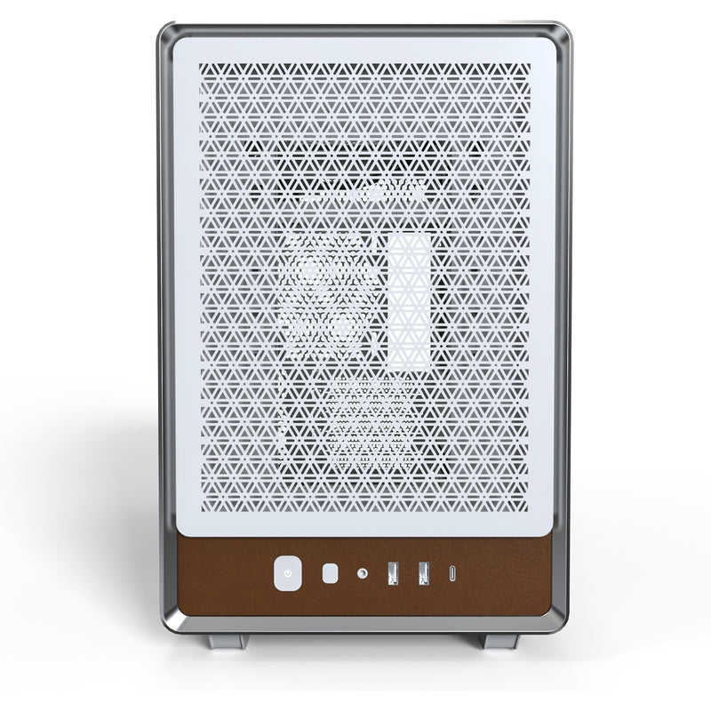 Load image into Gallery viewer, Montech heritage midi tower behuizing (wit beige | 2x usb-a | 1x usb-c)