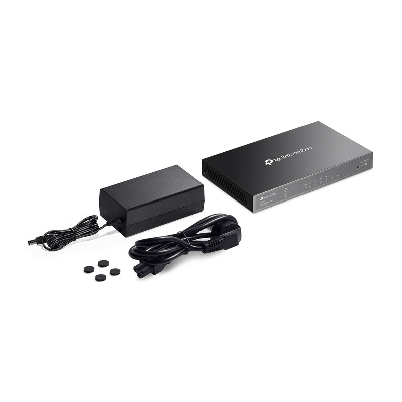 ギャラリービューアに画像をロードする, Tp-link omada sg2008p 8-poorts gigabit jetstream smart-switch (zwart, 4x poe+)