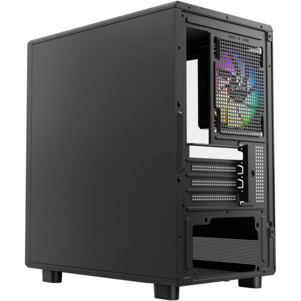 Afbeelding laden in galerijviewer, Xyz pc gear atom midi tower behuizing (zwart | 2x usb-a | 1x usb-c | tempered glass)