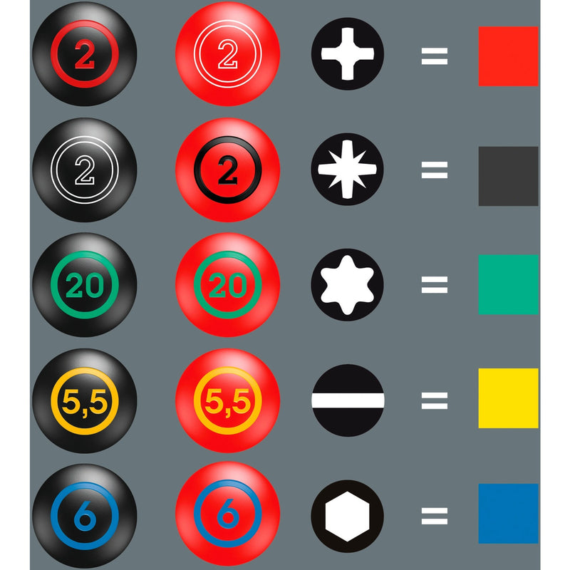 Load image into Gallery viewer, Wera 9711 schuimrubberen inzetstuk met vde schroevendraaiers set 1, 16‑delig (zwart grijs, in schuiminzet voor werkplaatswagen)