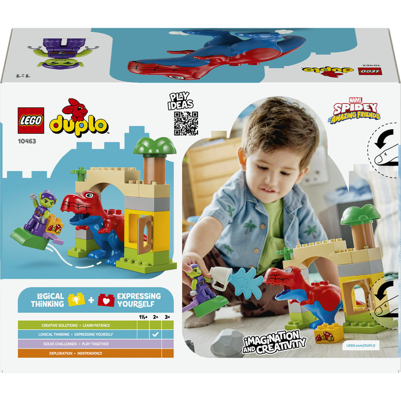 Chargez l'image dans la visionneuse de la galerie, Lego duplo 10463 dinosaurus spidey-rex vs. green goblin
