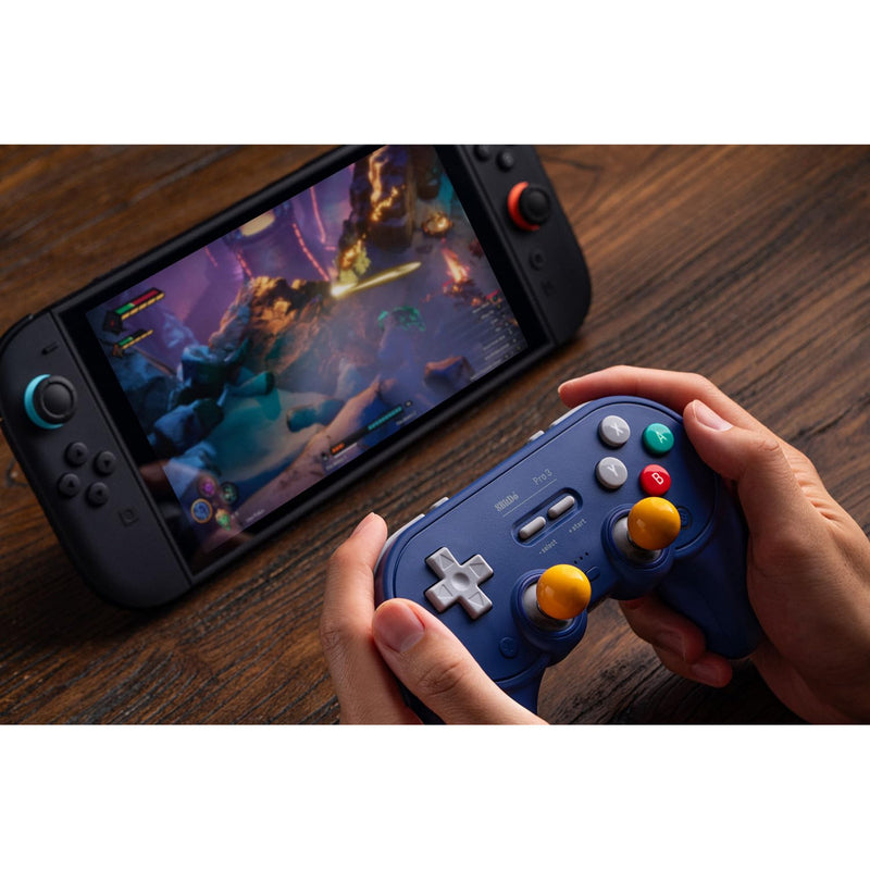 ギャラリービューアに画像をロードする, 8bitdo pro 3 bluetooth gamepad (paars wit, switch 1 2, pc, android, 2.4 ghz bluetooth usb)