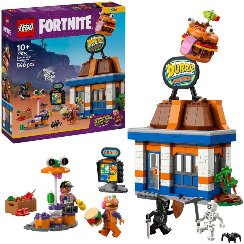 Load image into Gallery viewer, Lego fortnite - durrr burger restaurant constructiespeelgoed (77076)