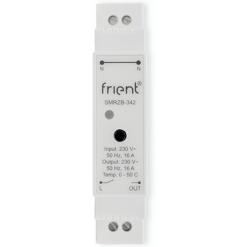 Chargez l'image dans la visionneuse de la galerie, Frient smart din relay relais (lichtgrijs, zigbee)