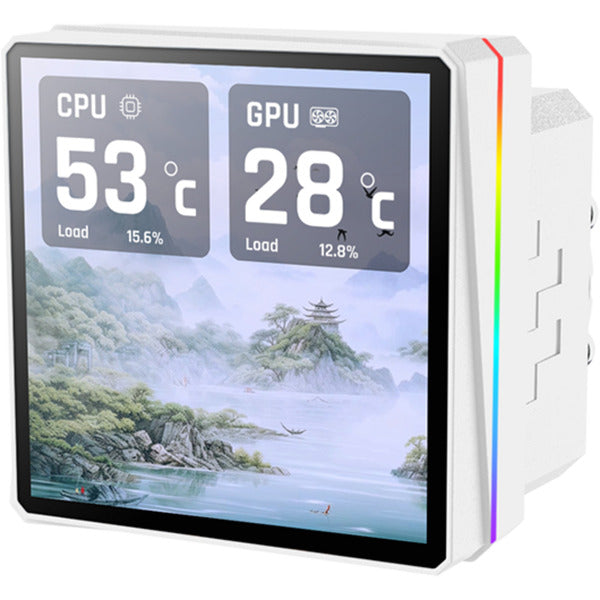 Load image into Gallery viewer, Thermaltake th360 v3 ultra argb sync aio liquid cooler - snow edition waterkoeling (wit)