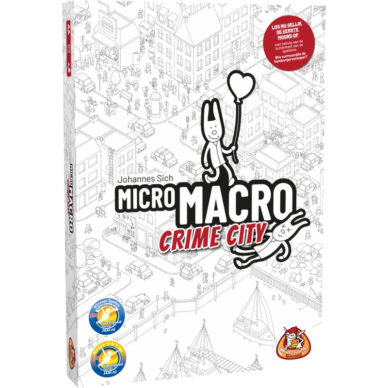 Load image into Gallery viewer, White goblin games micromacro: crime city bordspel (nederlands, 1 - 4 spelers, 15 - 45 minuten, vanaf 12 jaar)