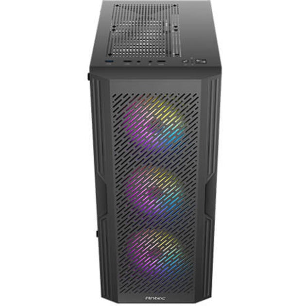 Load image into Gallery viewer, Antec ax20 midi tower behuizing (zwart | 3x usb-a | tempered glass)