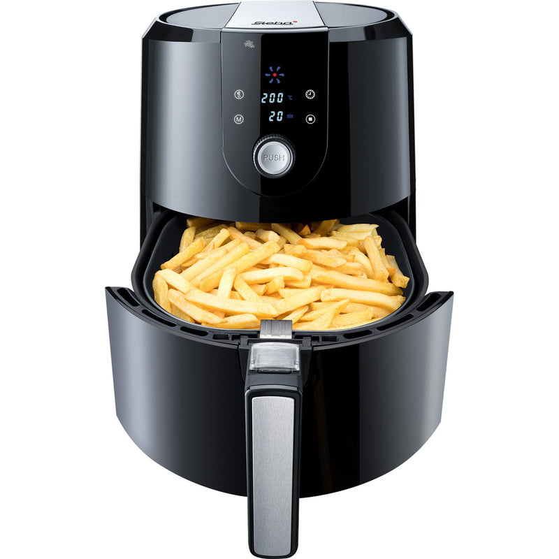Load image into Gallery viewer, Steba hf 5000 xl heteluchtfriteuse (zwart roestvrij staal, 5,2 liter)